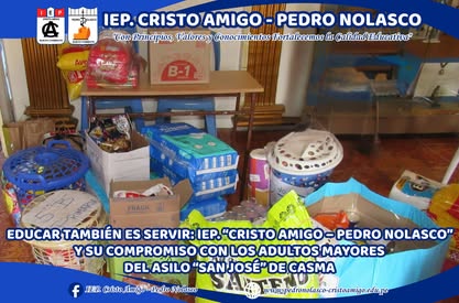 Actividad solidaria en favor del Asilo San José de Casma